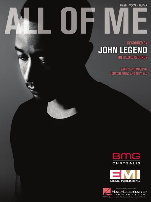 Cover image for All of Me Sheet Music